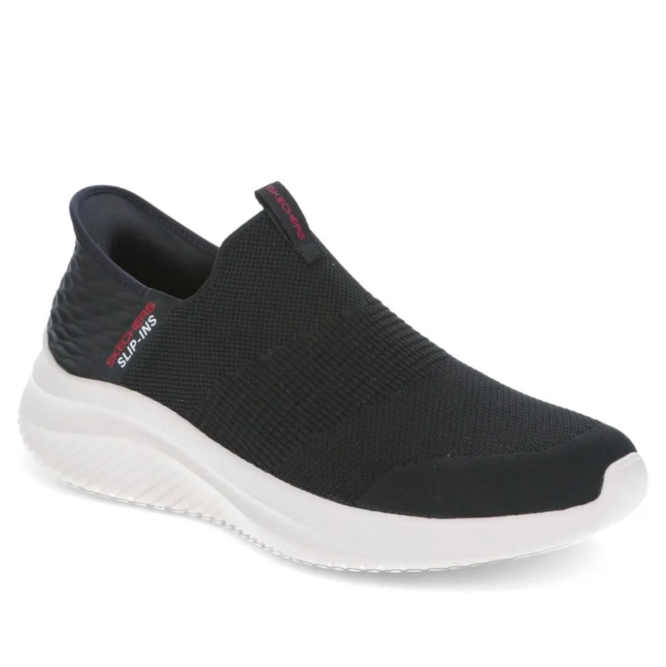 Skechers Wide Fit Slip-ins: Ultra Flex Trainers - Black-White