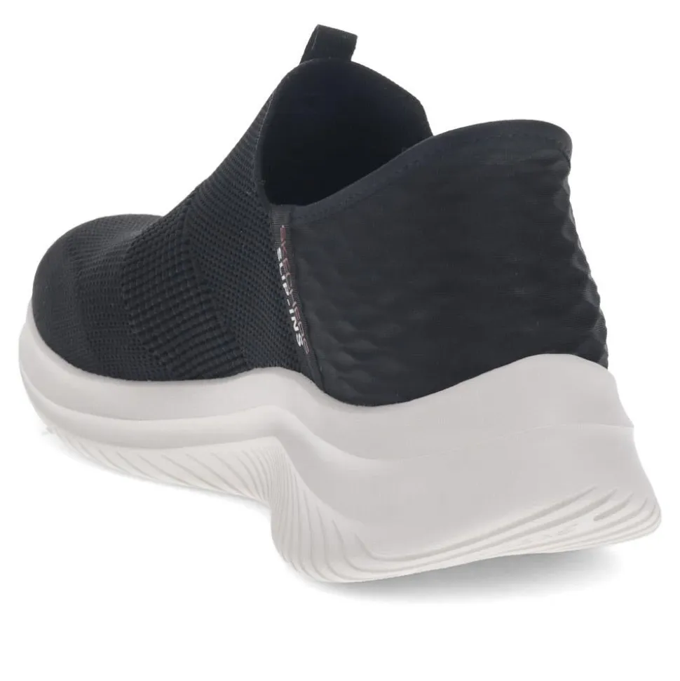 Skechers Wide Fit Slip-ins: Ultra Flex Trainers - Black-White