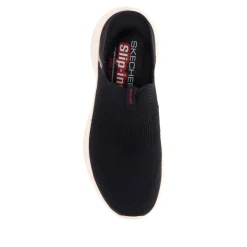 Skechers Wide Fit Slip-ins: Ultra Flex Trainers - Black-White