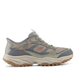Skechers Wide Fit Slip-ins Vigor AT Trainers - Olive