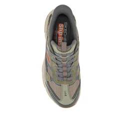 Skechers Wide Fit Slip-ins Vigor AT Trainers - Olive