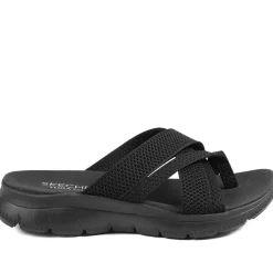 Skechers Wide Fit Summits Fantasy Walk Sandals - Black