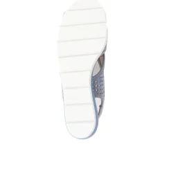 Slingback Wedges - blue