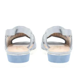 Slingback Wedges - blue