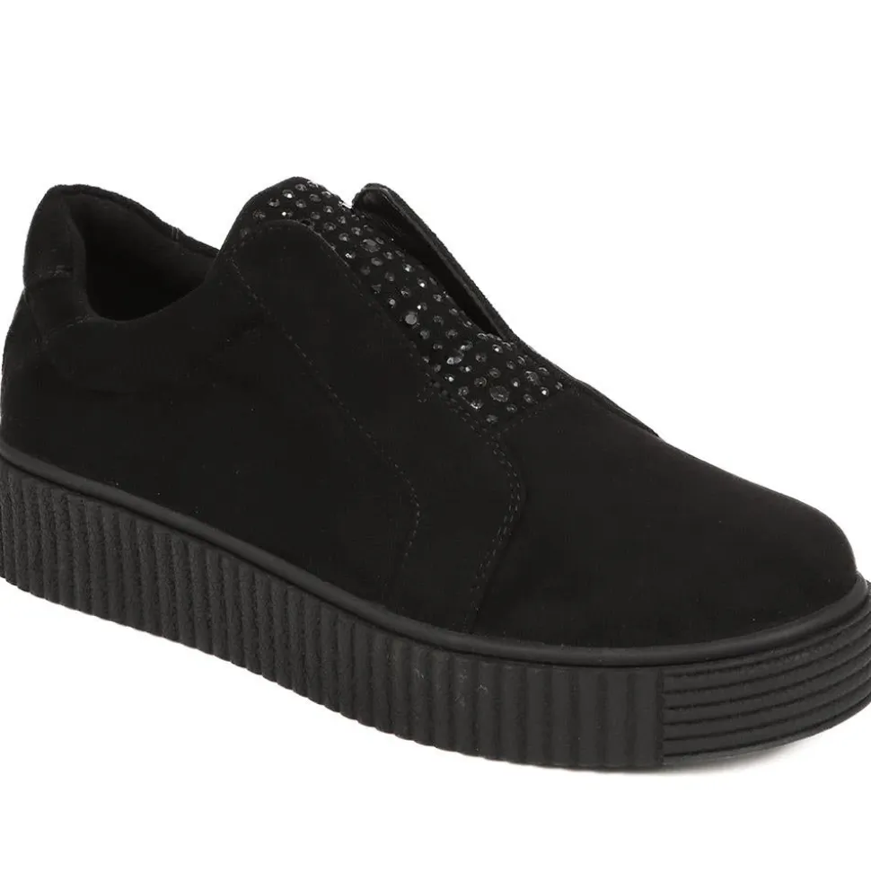 Slip-On Casual Shoes - Black