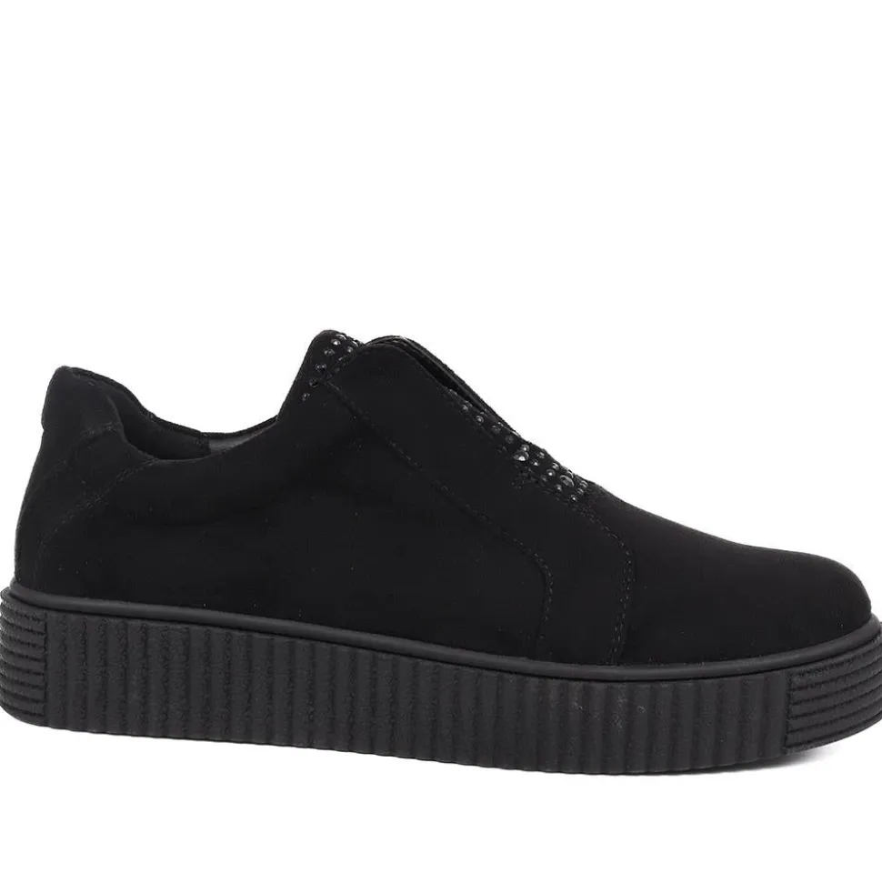 Slip-On Casual Shoes - Black