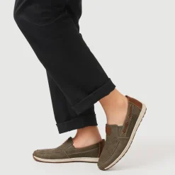 Slip-On Casual Shoes - Olive