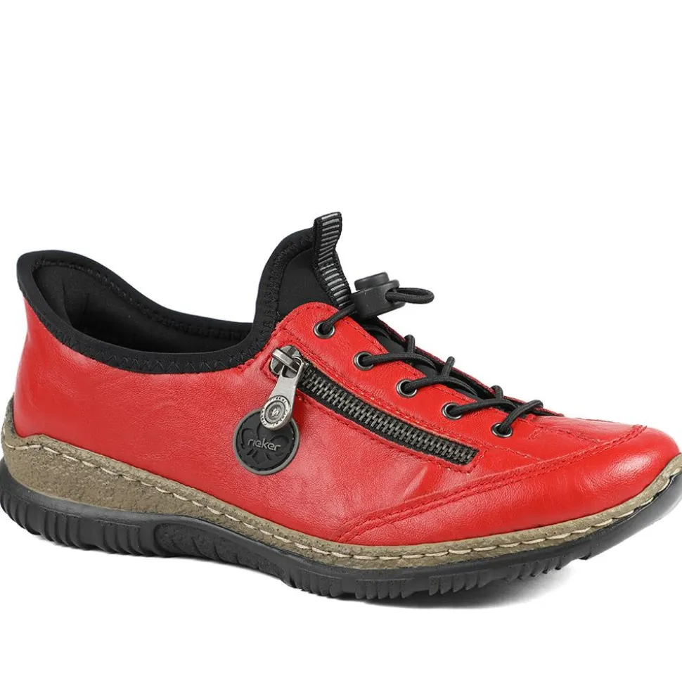 Slip-On Casual Shoes - Red