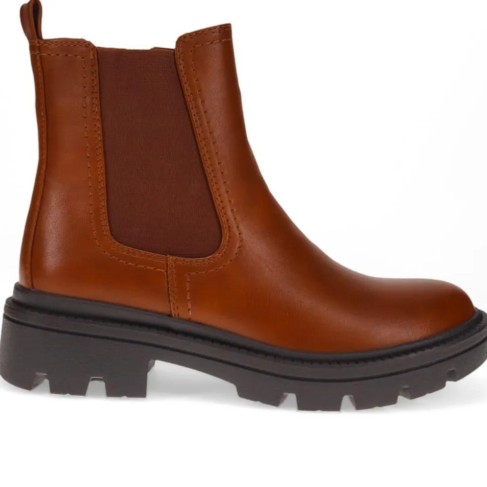 Slip-On Chelsea Boots - Tan