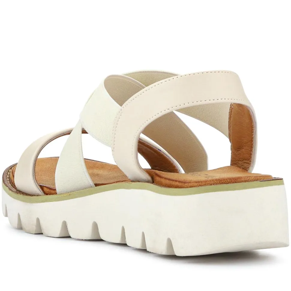 Slip On Chunky Sandals - Beige