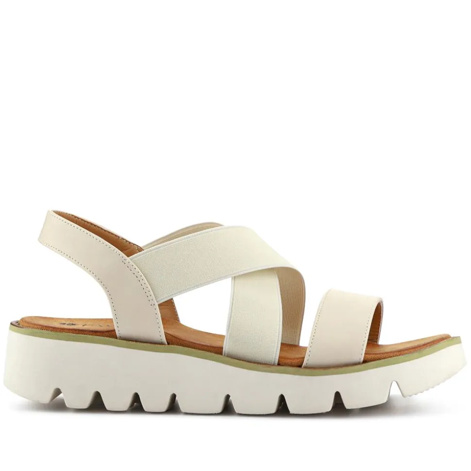Slip On Chunky Sandals - Beige