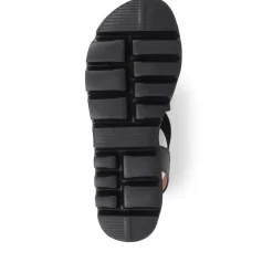 Slip On Chunky Sandals - Black Multi