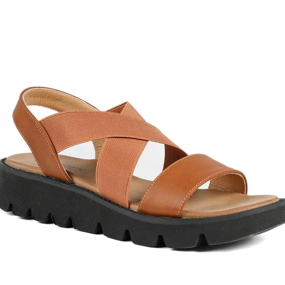 Slip On Chunky Sandals - Tan