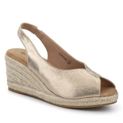 Slip-On Espadrilles - Gold
