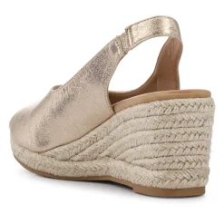 Slip-On Espadrilles - Gold