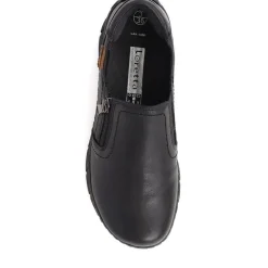 Slip-On Leather Shoes - Black