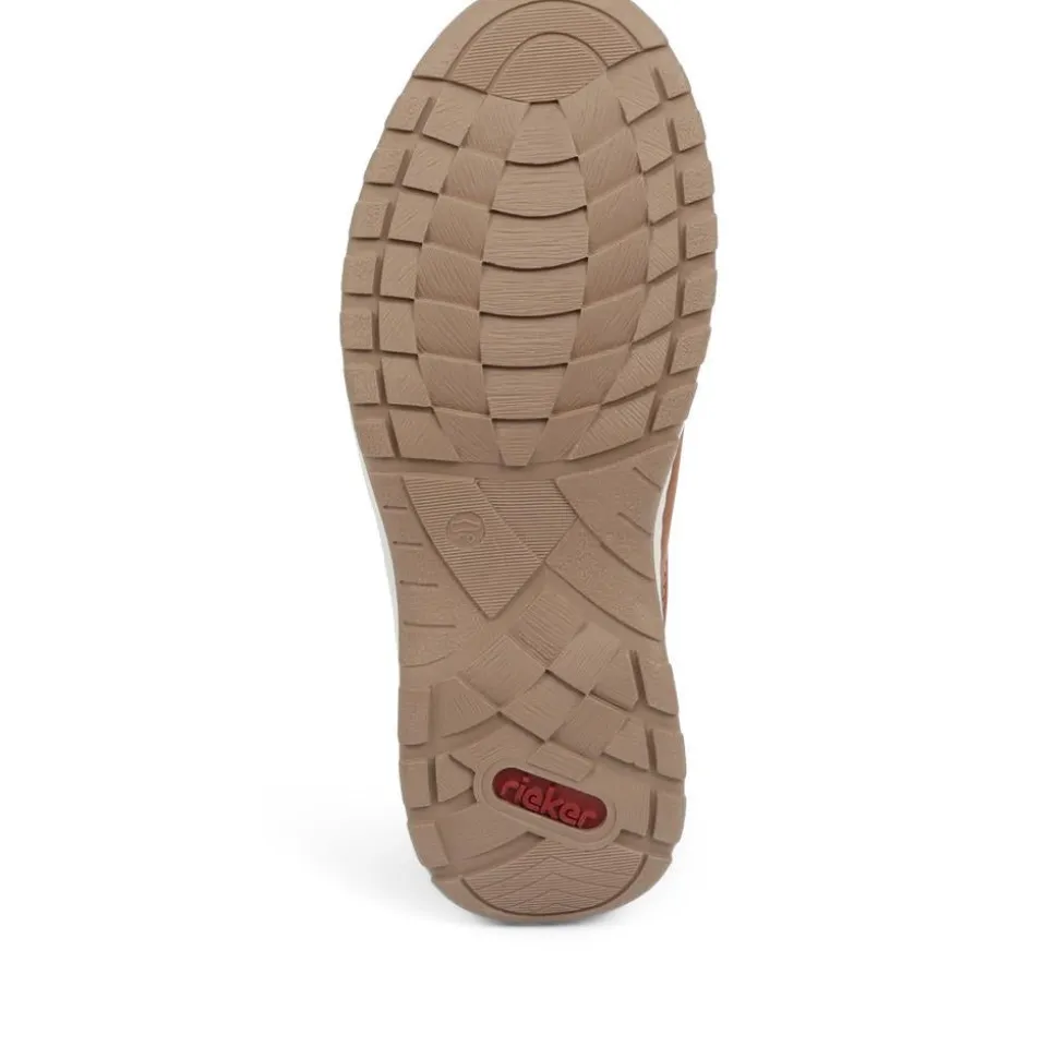 Slip-On Leather Trainers - Tan-Brown