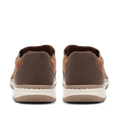 Slip-On Leather Trainers - Tan-Brown