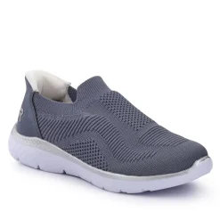 Slip-On Memory Foam Trainers - Blue