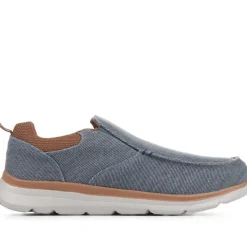 Slip-On Memory Foam Trainers - Navy