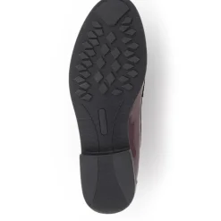 Slip-On Patent Loafers - Burgundy Patent