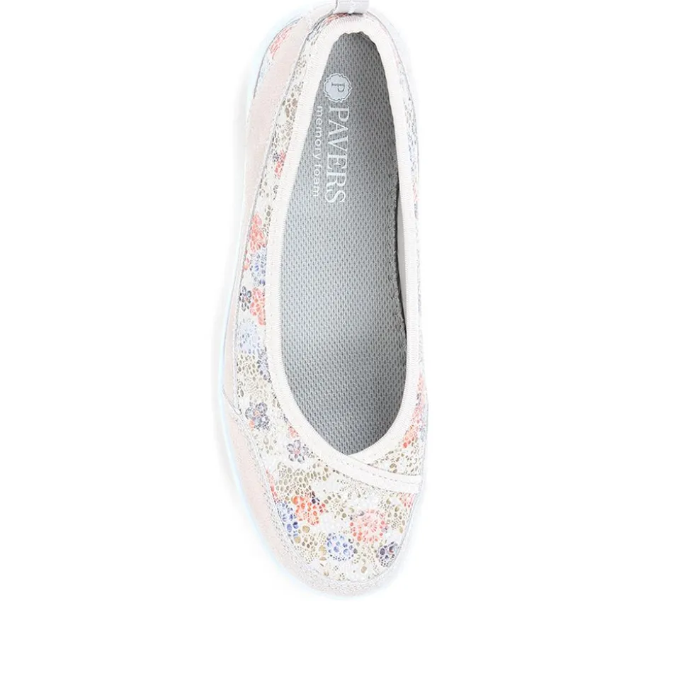 Slip-On Patterned Lightweight Pumps - Floral