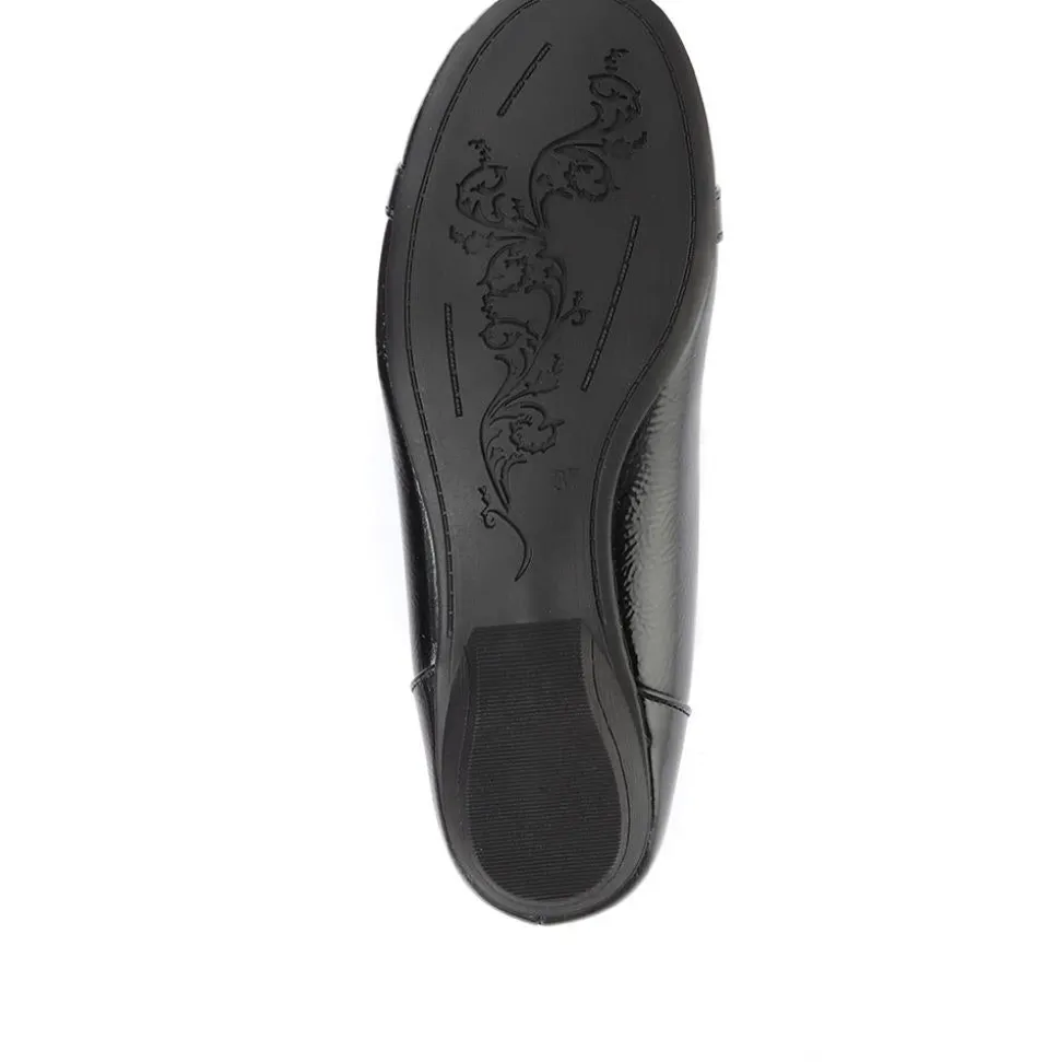 Slip On Pump - Black Patent