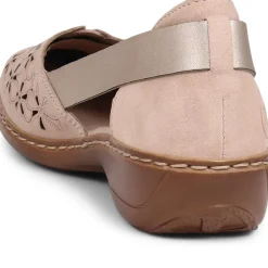 Slip On Pumps - Beige
