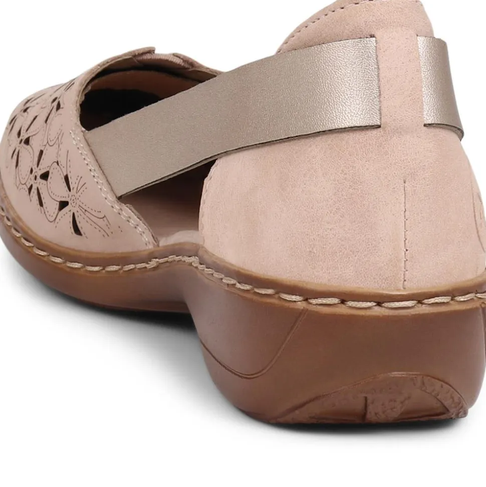 Slip On Pumps - Beige