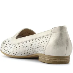 Slip-On Pumps - Beige-Gold