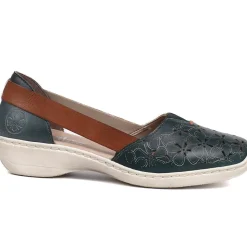 Slip On Pumps - Blue Multi