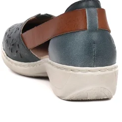 Slip On Pumps - Blue Multi