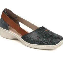 Slip On Pumps - Blue Multi