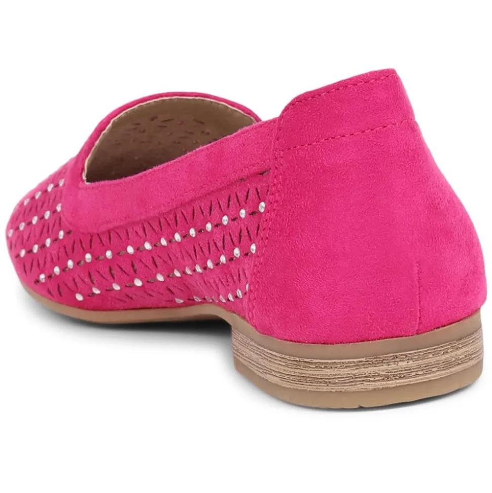 Slip-On Pumps - Fuschia