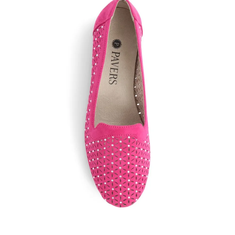 Slip-On Pumps - Fuschia