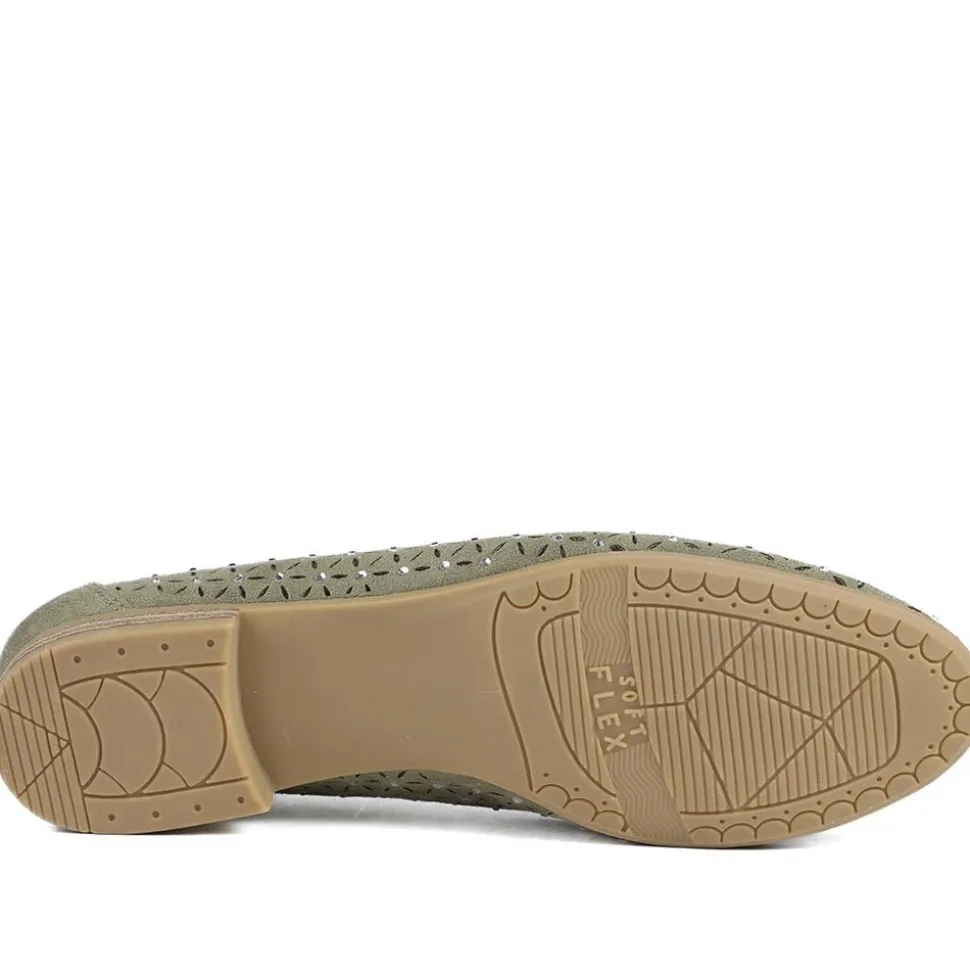 Slip-On Pumps - Khaki