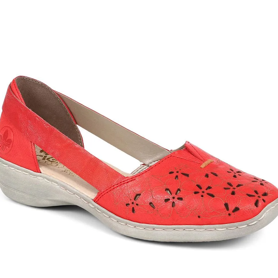 Slip On Pumps - Red