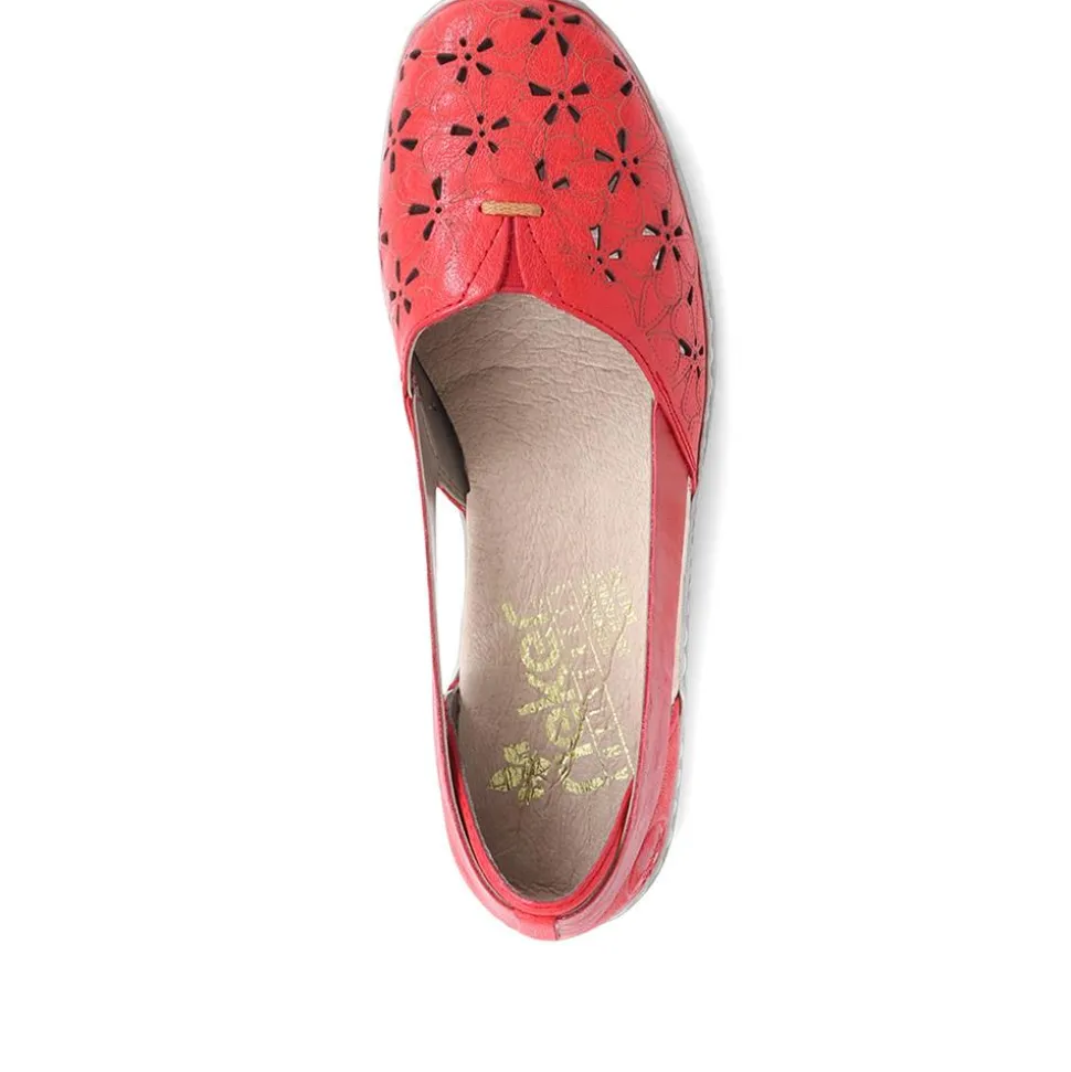 Slip On Pumps - Red