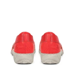Slip On Pumps - Red