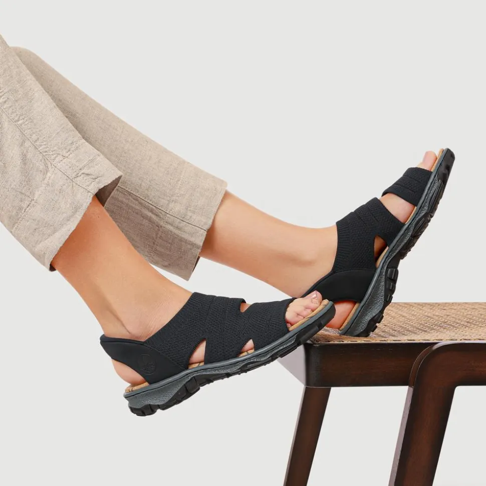 Slip-On Sandals - Navy