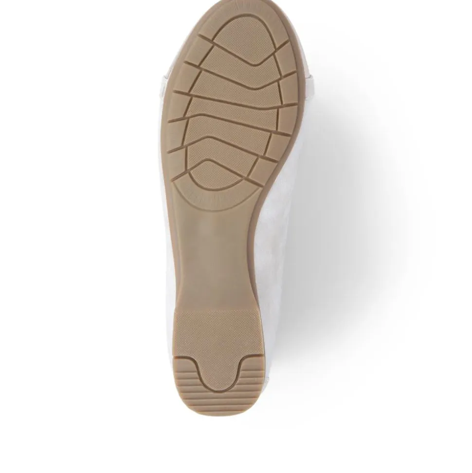 Slip-On Smart Ballet Pumps - Gold