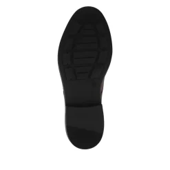 Slip On Smart Leather Shoes With Grip Sole - Cognac