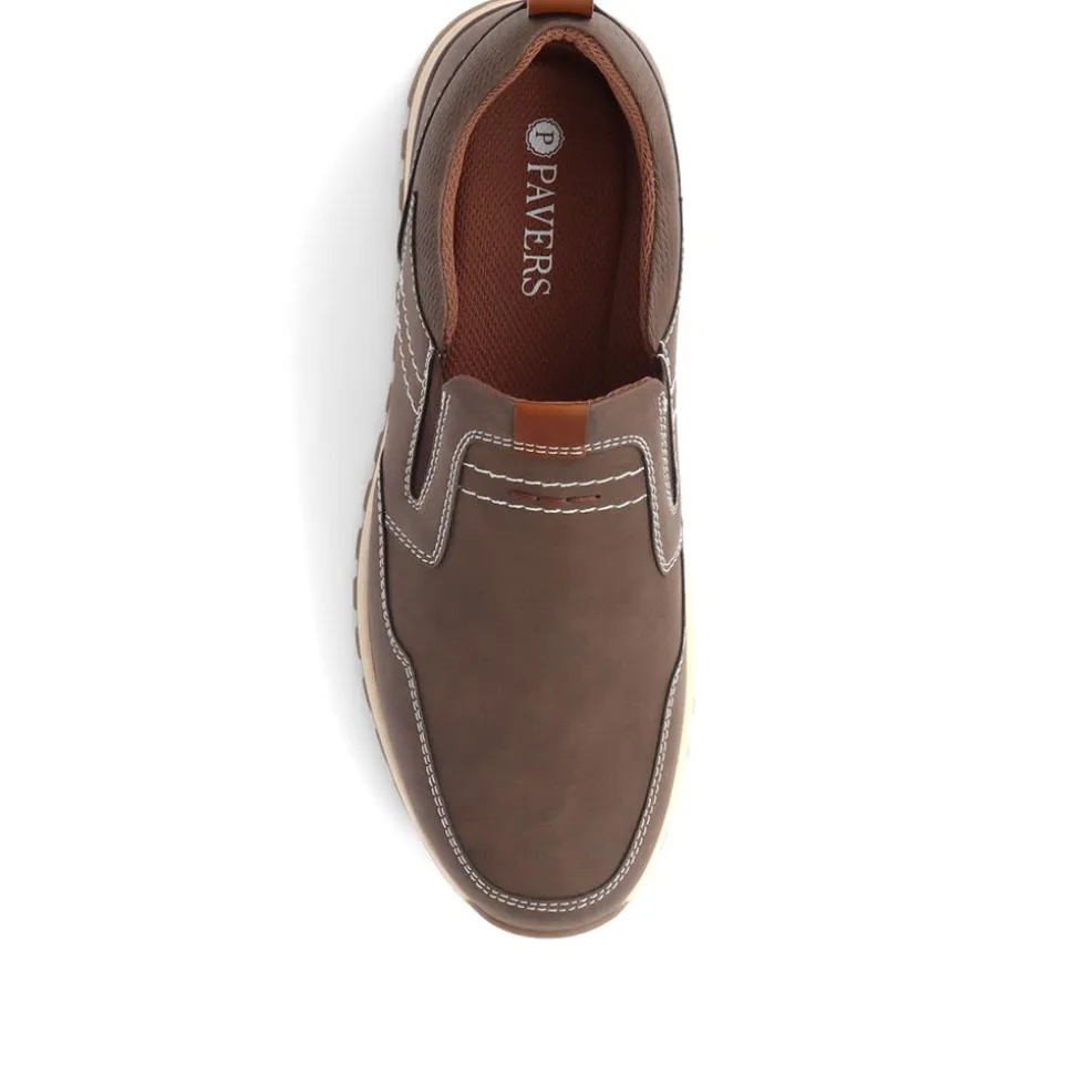 Slip-On Trainers - Brown