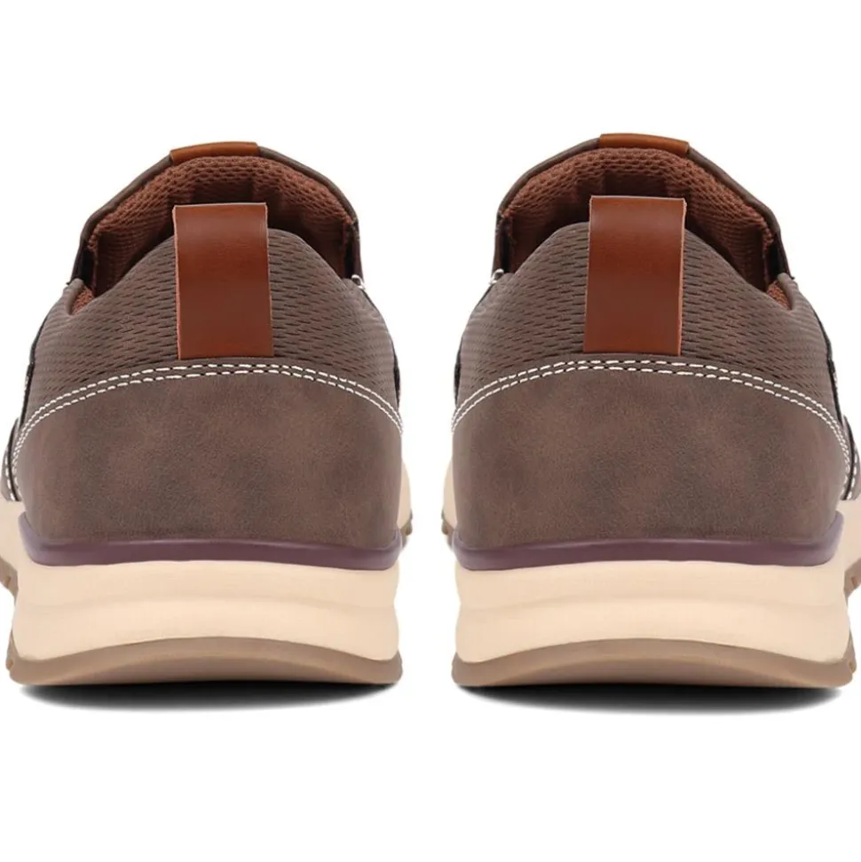 Slip-On Trainers - Brown