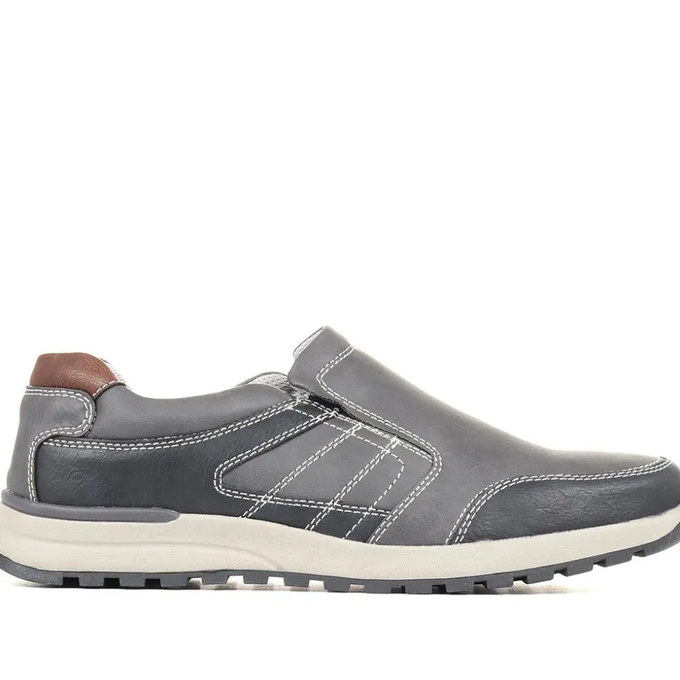 Slip On Trainers - Navy
