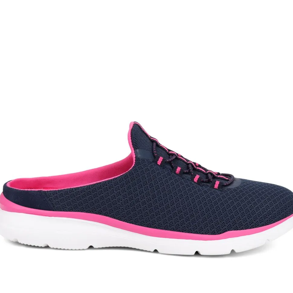 Slip-On Trainers - Navy-Pink
