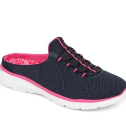 Slip-On Trainers - Navy-Pink