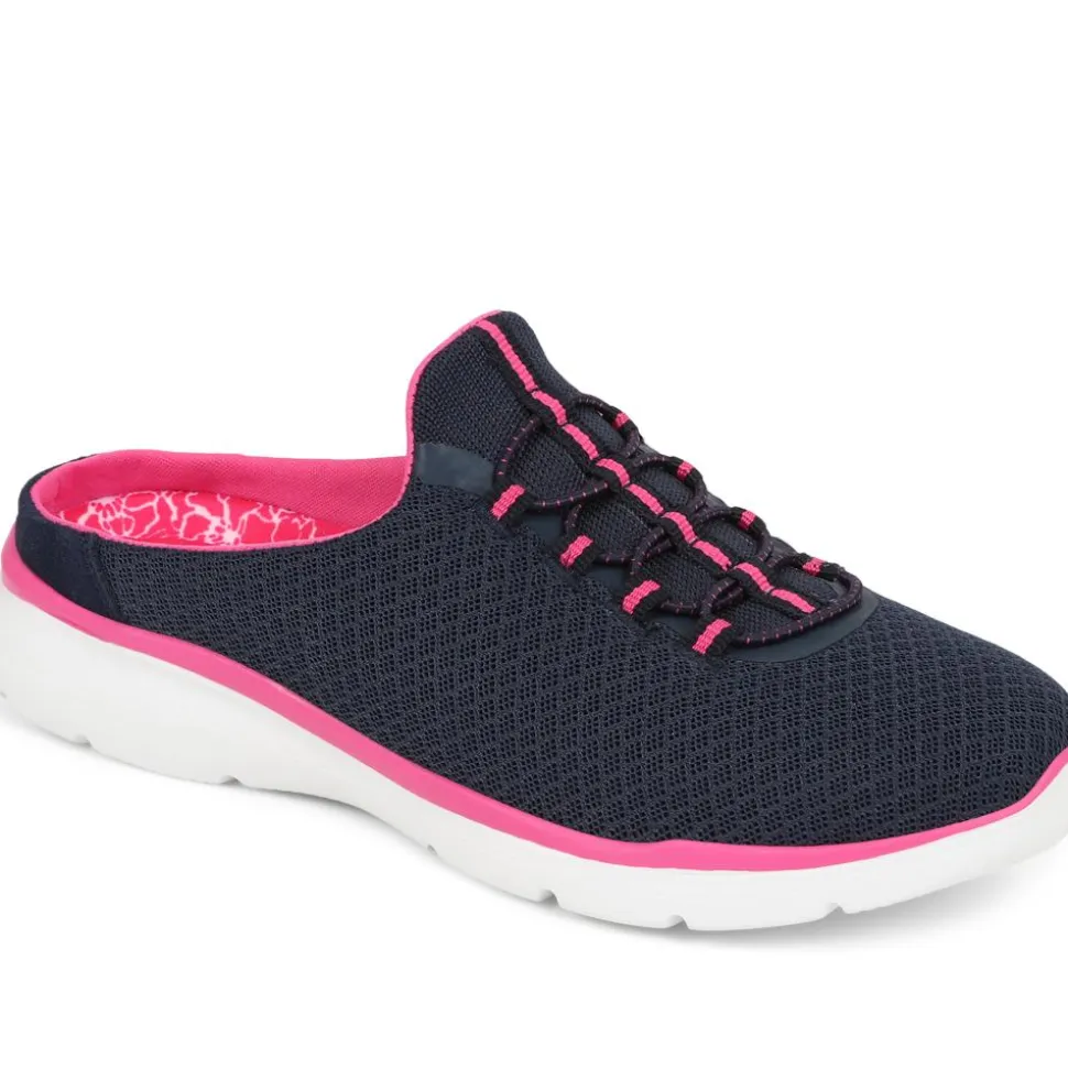 Slip-On Trainers - Navy-Pink