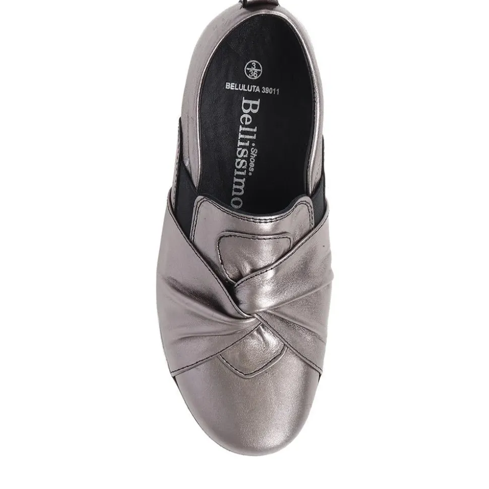 Slip-On Trainers - Pewter