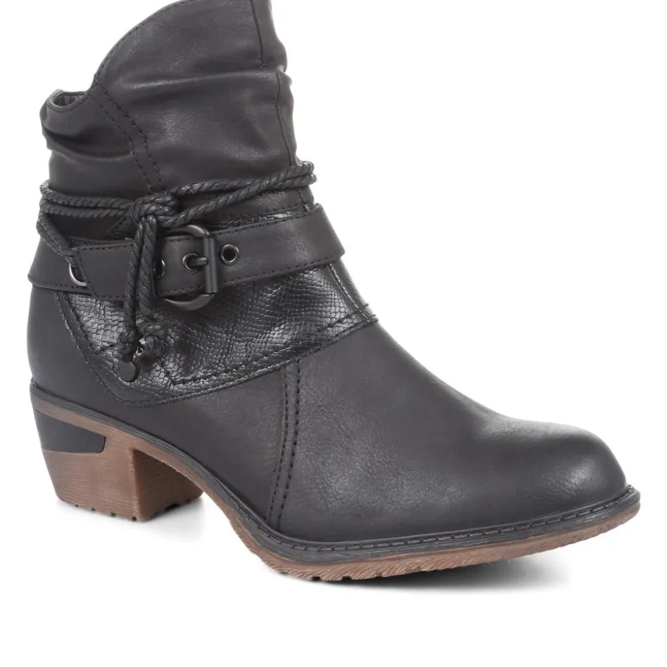 Slouch Ankle Boots - Black
